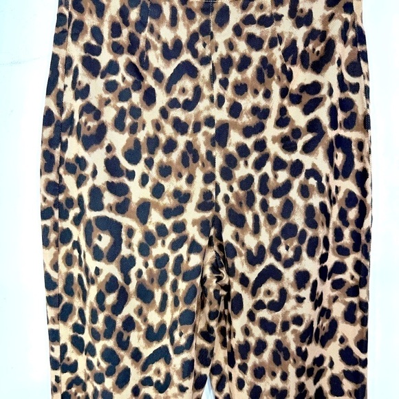 Reformation print straight leg side slit pants size 0 - Picture 3 of 9